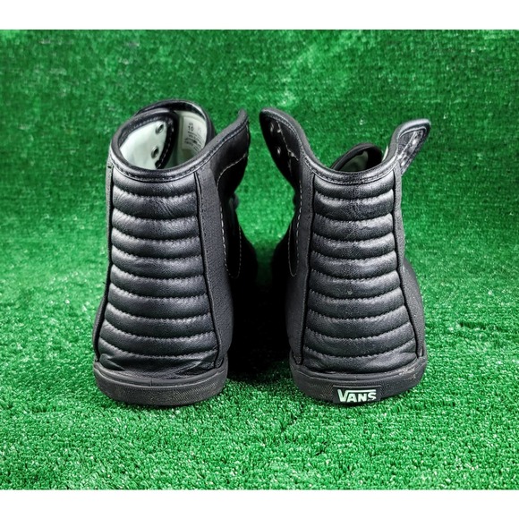 Vans Old Skool Classic Hi-Top Skateboard Solid Black Textile Upper Women's 10.M - Picture 9 of 10